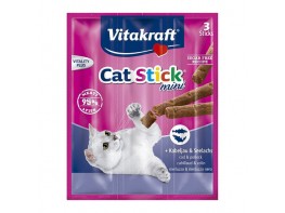Imagen del producto Vitakraft Cat stick mini,bacalao & atun 18g 3 u
