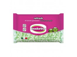Imagen del producto Inodorina refresh clorexidina 40 pzas