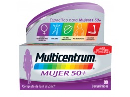 Imagen del producto Multicentrum Mujer 50+ multivitamínico 90 comprimidos