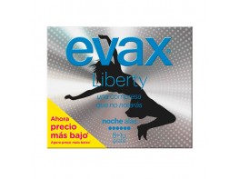 Imagen del producto Evax Liberty noche compresas con alas 9u