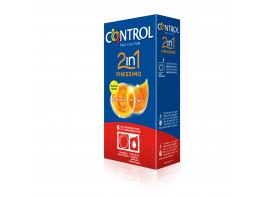 Imagen del producto Control finisimo 2en1 preservativo+lubricante 6u