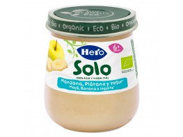 Imagen del producto Hero baby solo eco manzana platano y yogur 120g