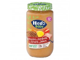 Imagen del producto Hero Baby menestra de verduras con ternera y jamón 235g