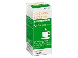 Imagen del producto Pérez Gimenez sacarina liquida 25ml