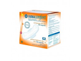 Imagen del producto COMPRESA FARMACONFORT DIA ALGODON 10UND.