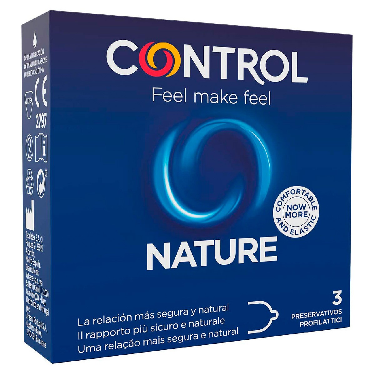 Contro preservativo adapta nature 3u
