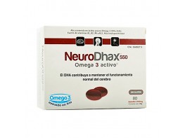 Neurodhax omega 3 activo 550 mg 80 caps